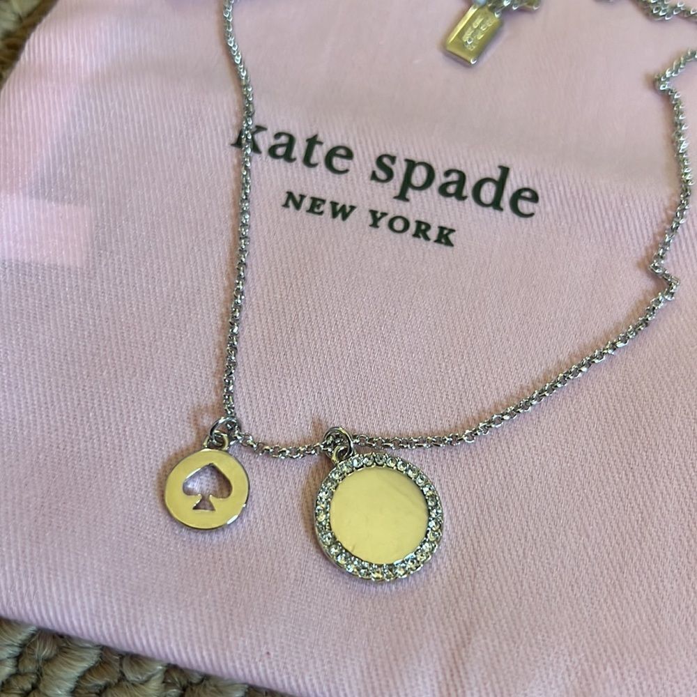 KATE SPADE Spot The Spade Pave Charm Pendant B1 - Picture 5 of 6